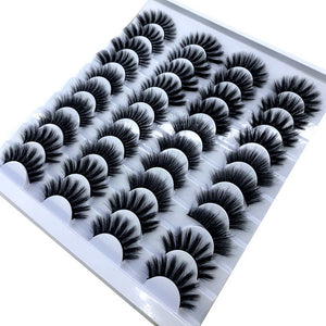 GlossyWink's 20 Pairs 8-25mm Fake 100 Eyelashes