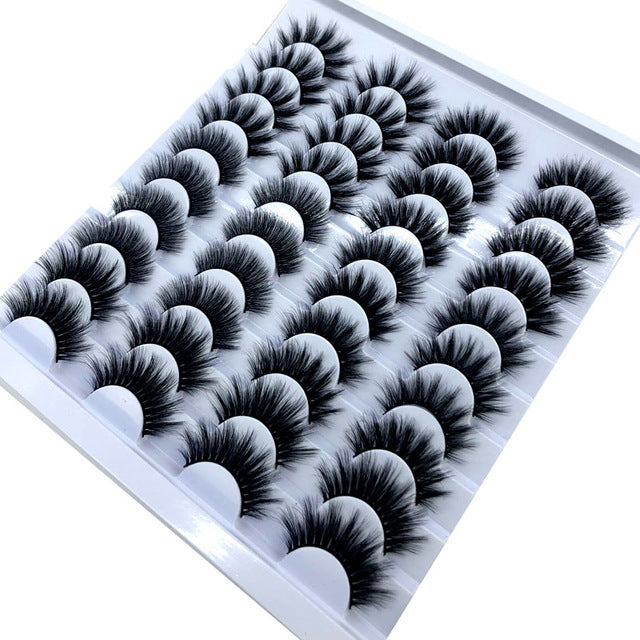 GlossyWink's 20 Pairs 8-25mm Fake 100 Eyelashes