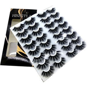 GlossyWink's 20 Pairs 8-25mm Fake 100 Eyelashes