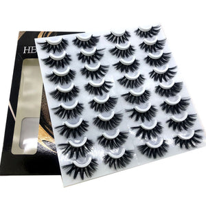 GlossyWink's 20 Pairs 8-25mm Fake 100 Eyelashes