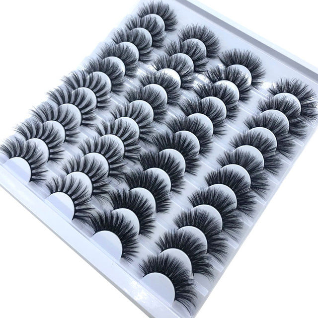 GlossyWink's 20 Pairs 8-25mm Fake 100 Eyelashes