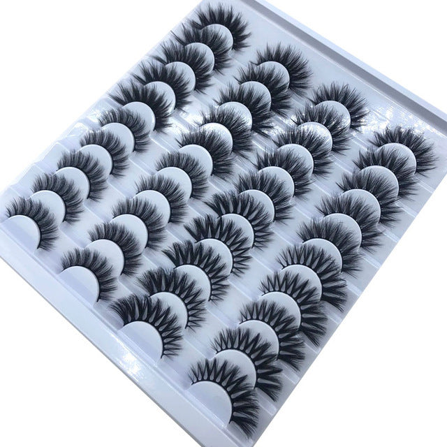 GlossyWink's 20 Pairs 8-25mm Fake 100 Eyelashes