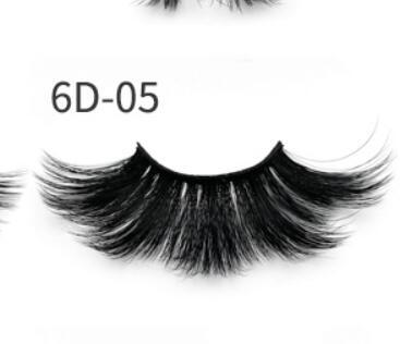 Glossy Winks 25mm mink false eye lashes 6D three-dimensional